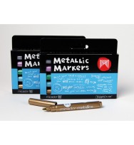 Marker micador metallic felt tip bx5