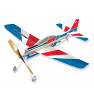 Toy rubber powered aircraft pc-9 pilatus