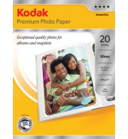 Paper photo kodak 4x6 premium i/j 250gsm pk20