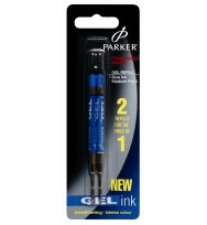 Pen refill parker bp med blue 2 for 1