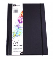 Journal quill art a4 h/c 125gsm elastic closure 60lf