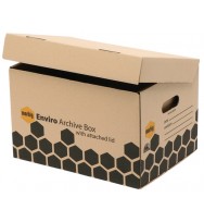 Archive Box with attached Lid- Marbig Eco Friendly