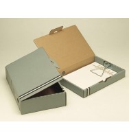 Box file marbig f/c 44mm grey