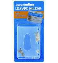 Security card holder with window