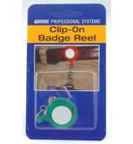 Badge kevron clip on reel asst