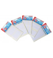 Label quik stik o/p 19x65mm rem rect wht