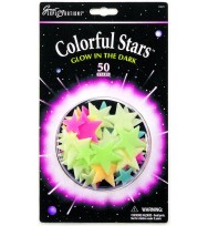 Great explorations glow colourful stars pk50