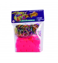 Loom band craft kit 300 bands/clasps/hook & loom board