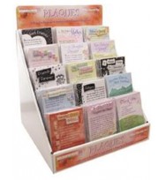 Plaque for art sake stand and magnet 92x122mm disp of 60 asst