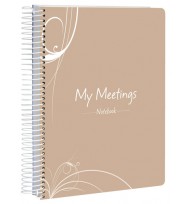 Note book spirax p307d my meeting minutes a5 50lf - pack of 5