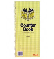 Counter book spirax 543 feint -	pack of 10