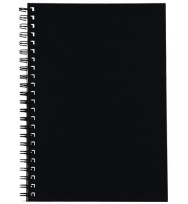 Note Book Spirax 511 A5 Hard Cover Black - Pack Of 5 