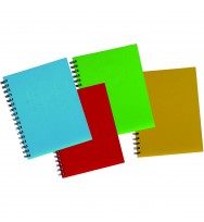 Note book Spirax 511 Hard Cover A5 Assorted - Pack Of 4