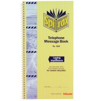Telephone message book spirax 558 - pack of 10