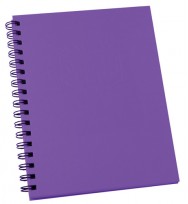 Note Book Spirax 511 A5 Hard Cover Purple - Pack Of 5