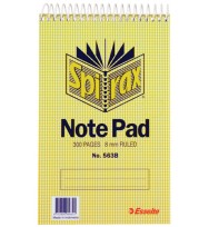 Note book spirax 563b s/hand t/o 300pg - pack of 10