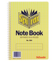 Note book spirax 564 165x114 s/o - pack of 20