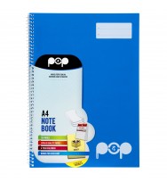 Note book spirax pop a4 p945 120pg blue - pack of 10