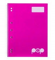 Lecture book spirax pop a4 p954 120pg pink - pack of 10