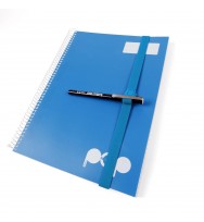 Book belt spirax pop 1pk blue