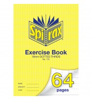 Exercise book spirax a4 116 18mm dt 64pgpk 10