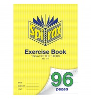 Exercise book spirax a4 117 18mm dt 96pg pk 10