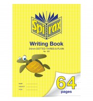 Writing Book Spirax 163 Project 24mm Dotted Thirds 64 Pages Pack 10