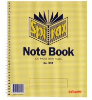 Note book spirax 592 233x178 s/o - pack of 10