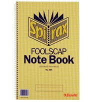 Note book spirax 594 f/c s/o - pack of 10