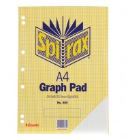 Graph pad spirax 805 a4 5mm - pack of 10