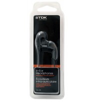 Headphone tdk stereo eb - 120 earphone black