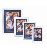 Frame amber 5x7 silver