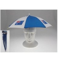 Hat head umbrella australian flag design 31.5 x 51 cm