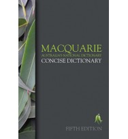 Dictionary macquarie concise soft cover