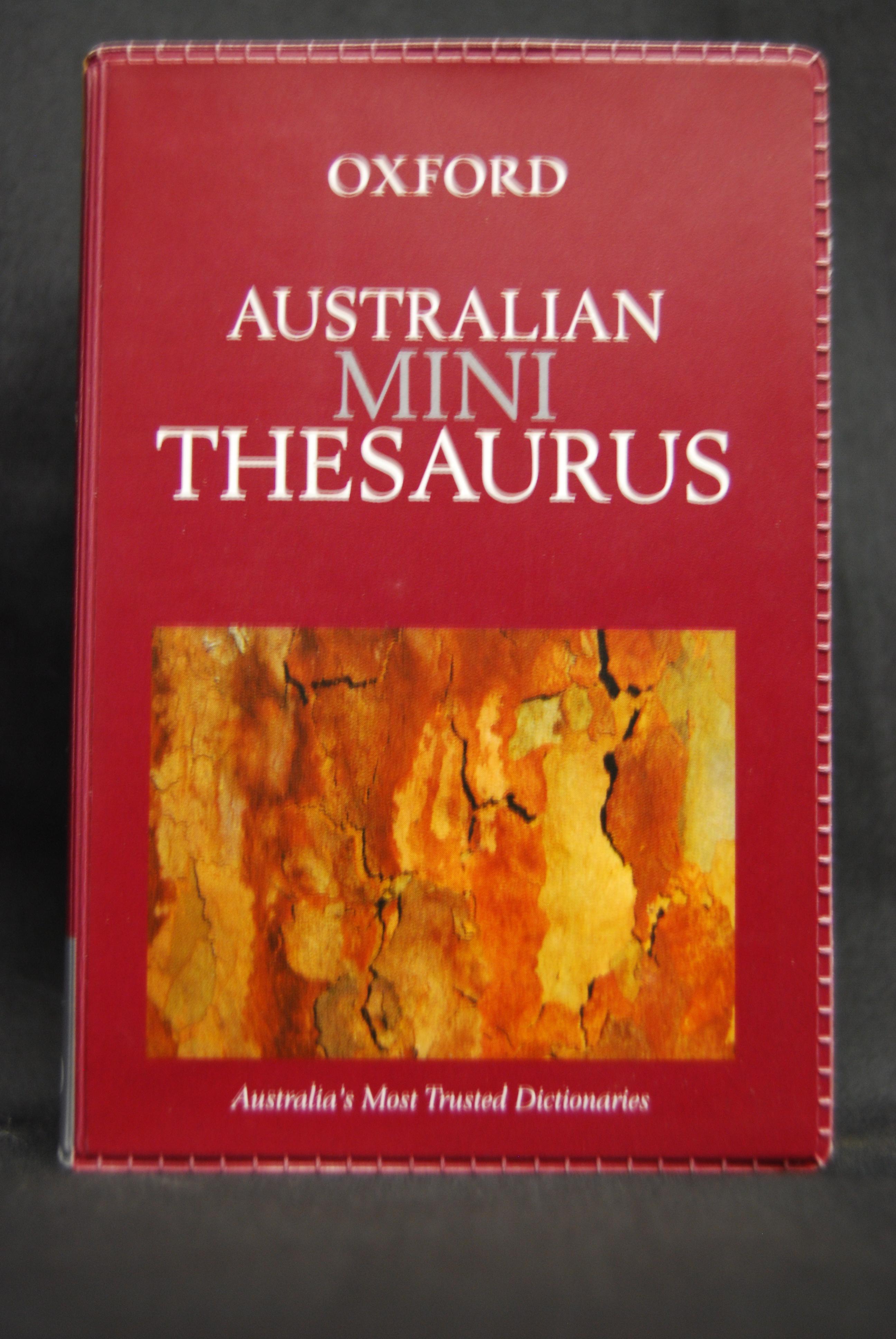 Thesaurus oxford australian mini