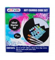 Art Canvas Cube Set