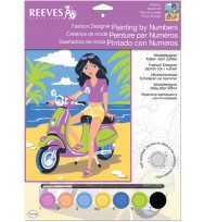 Paint by numbers reeves fashion beach girl