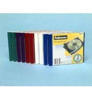 Cd jewel cases coloured 10 pack fellowes 98311