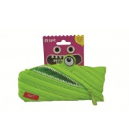 Pencil case zipit 22x9cm monster lime