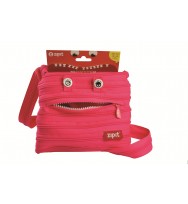 Mini shoulder bag zipit 21x19cm monster hot pink