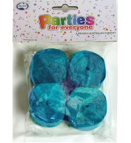 Streamers crepe alpen p4 teal