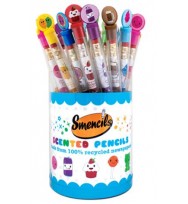 Pencil scented scentco cylinder of 40 hb pencils asst scents