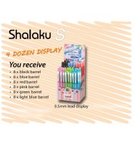 Mechanical pencil uni shalaku 0.5mm 4 doz display bx 12