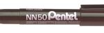 Marker Pentel Nn50 Bullet Black Bx12