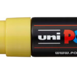 Marker Uni Posca Pc8k Chisel Tip Yellow