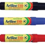 Marker Artline 110 Bullet Black Bx6