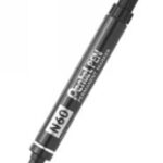 Marker Pentel N60 Permanent Chisel Point Black