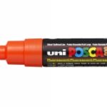 Marker Uni Posca Pc8kf Chisel Fluoro Orange