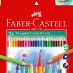 Pencil Coloured Faber-Castell Tri Grip 24's
