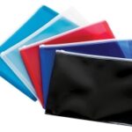 Pouch Zipped Colby A4 143a W/Gusset Black